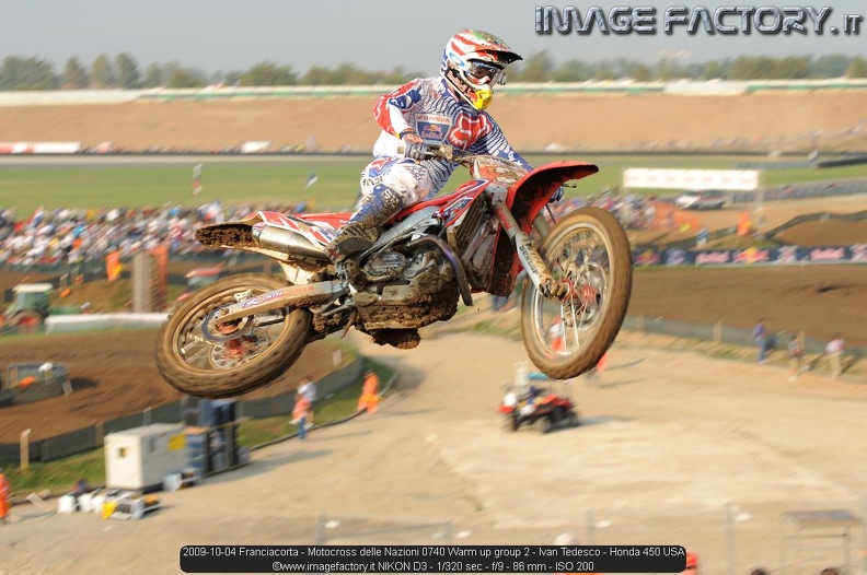 2009-10-04 Franciacorta - Motocross delle Nazioni 0740 Warm up group 2 - Ivan Tedesco - Honda 450 USA.jpg